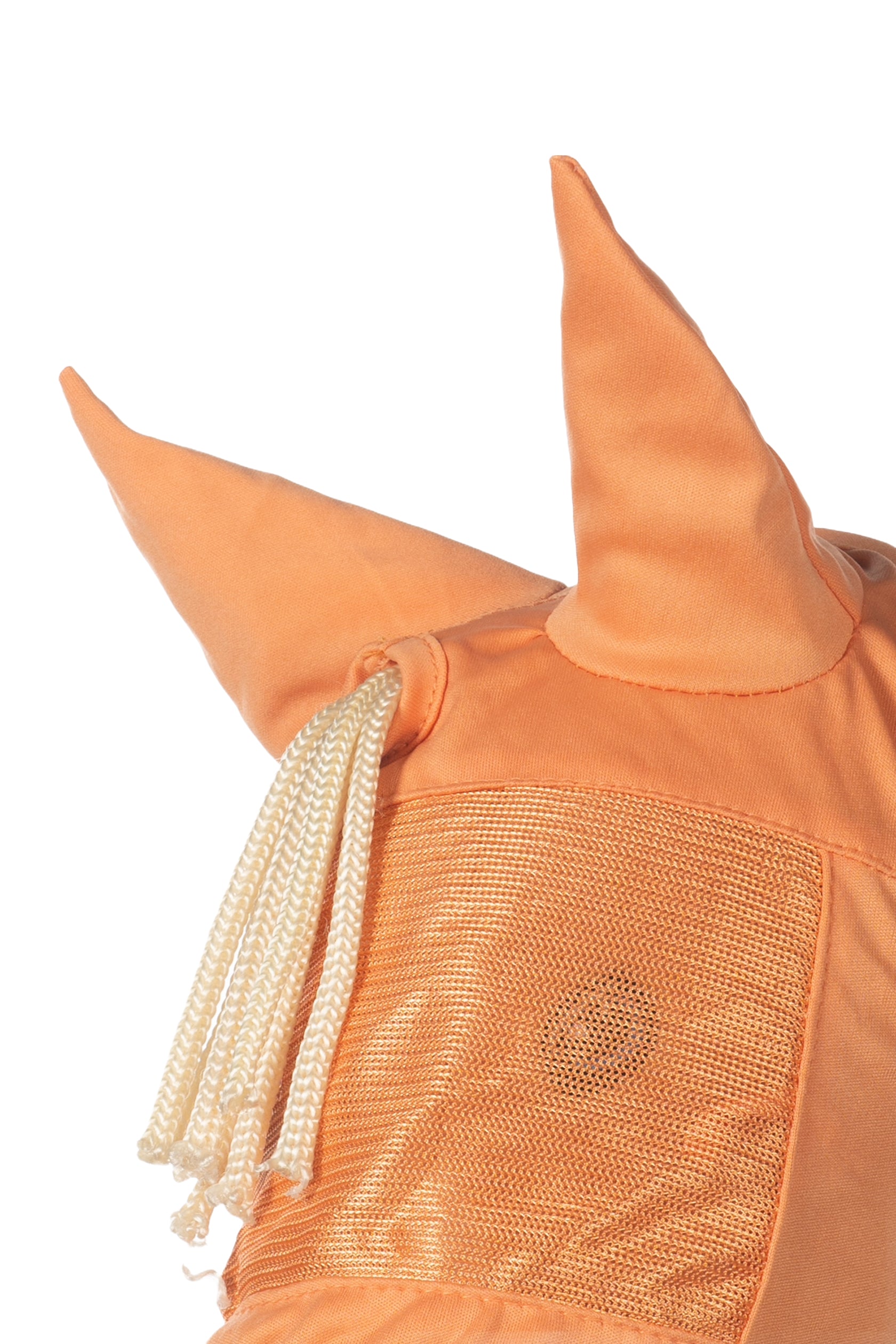 HKM - Vliegenmasker voor stokpaarden Hobby Horsing - Oranje