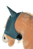 HKM - Vliegenmasker voor stokpaarden Hobby Horsing - Turquoise