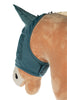 HKM - Vliegenmasker voor stokpaarden Hobby Horsing - Turquoise