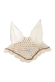 HKM - Oornetje voor stokpaarden Hobby Horsing Premium Beige