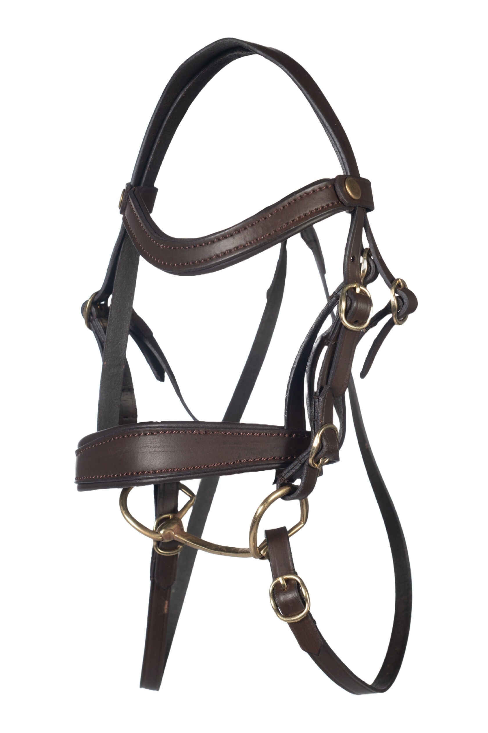 HKM - bruin hoofdstel voor stokpaard Hobby Horsing