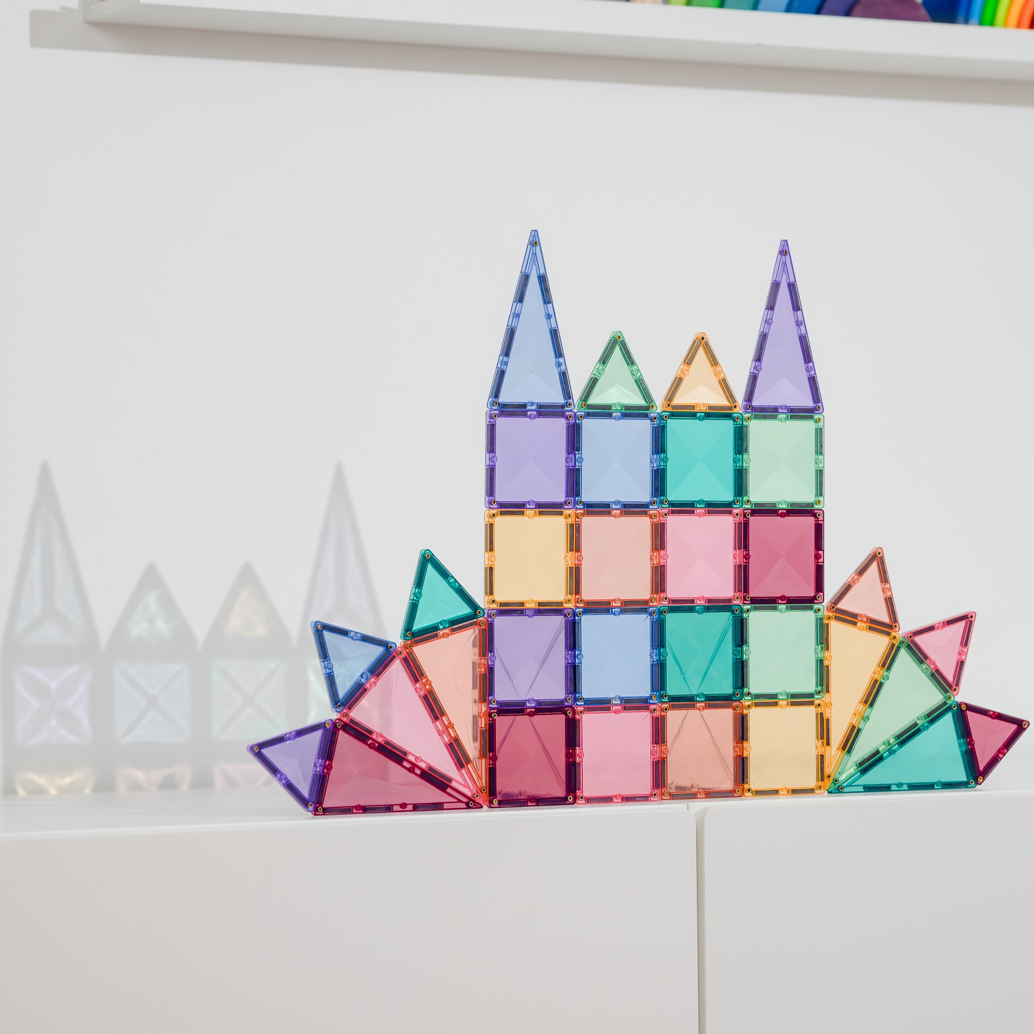 CONNETIX - Pastel Mini 32 stuks - magnetisch constructiespeelgoed