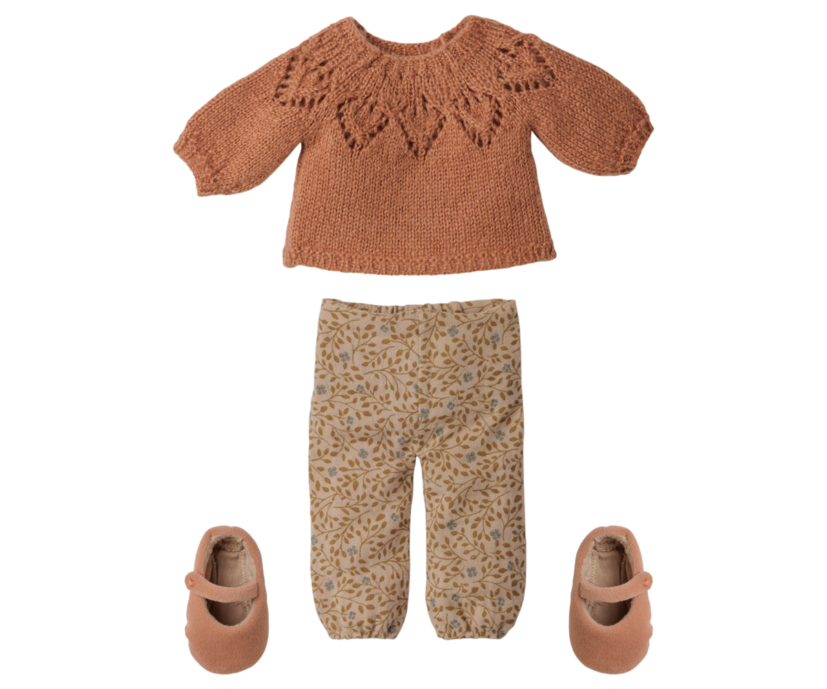 Maileg - Konijn Size 3 - Classic - Broek en Gebreide Trui