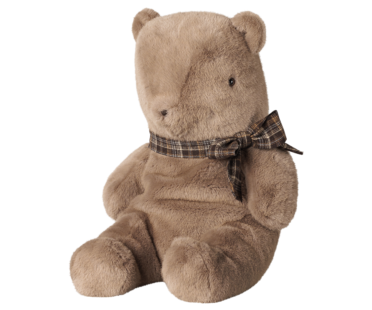 Maileg - Teddybeer Pluche, Groot - Donker Paddenstoel
