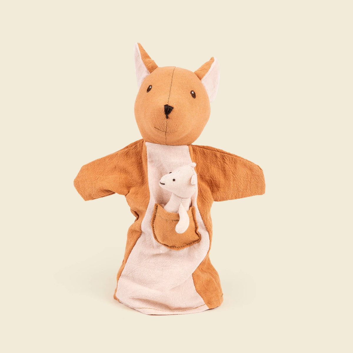 Egmont Toys - Handpop kangoeroe met jong