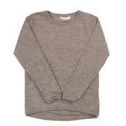 Joha - Wol Shirt Lange Mouwen - Sesam Mélange