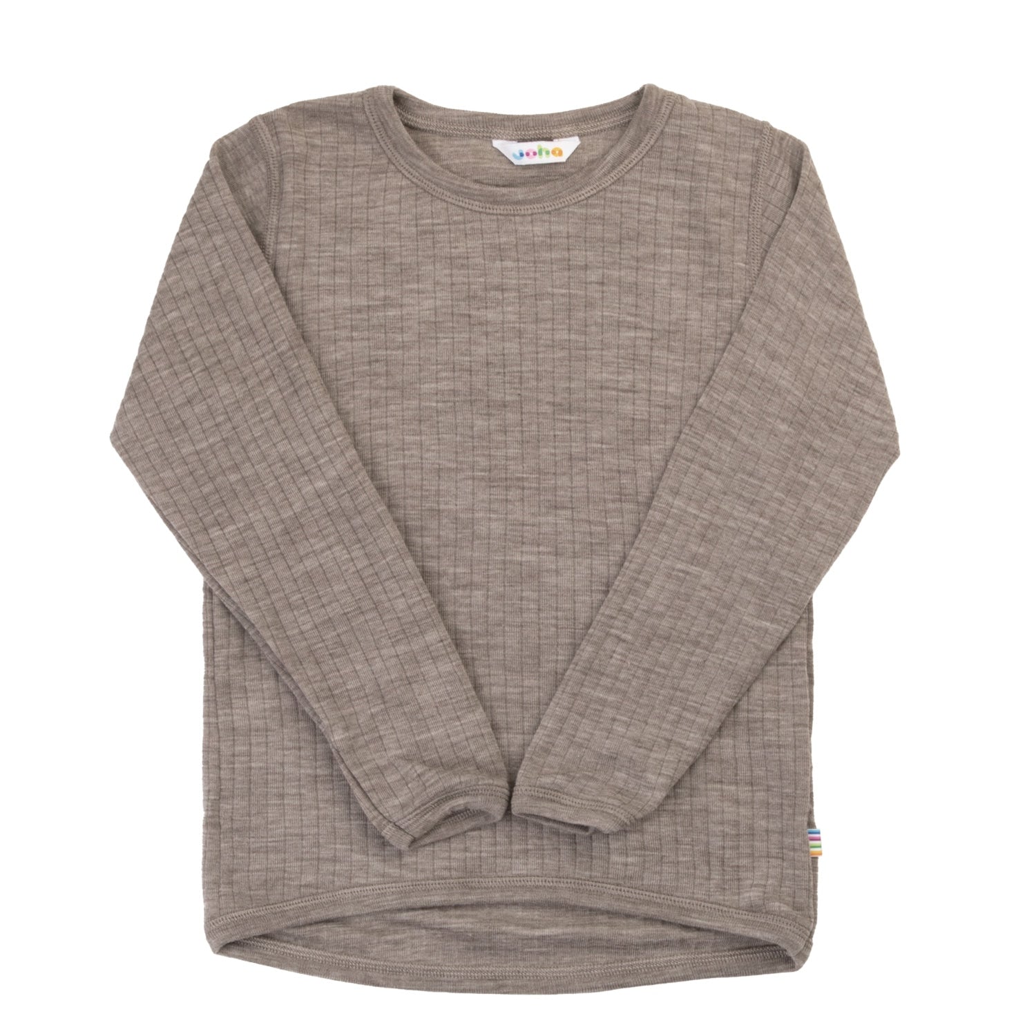 Joha - Wol Shirt Lange Mouwen - Sesam Mélange