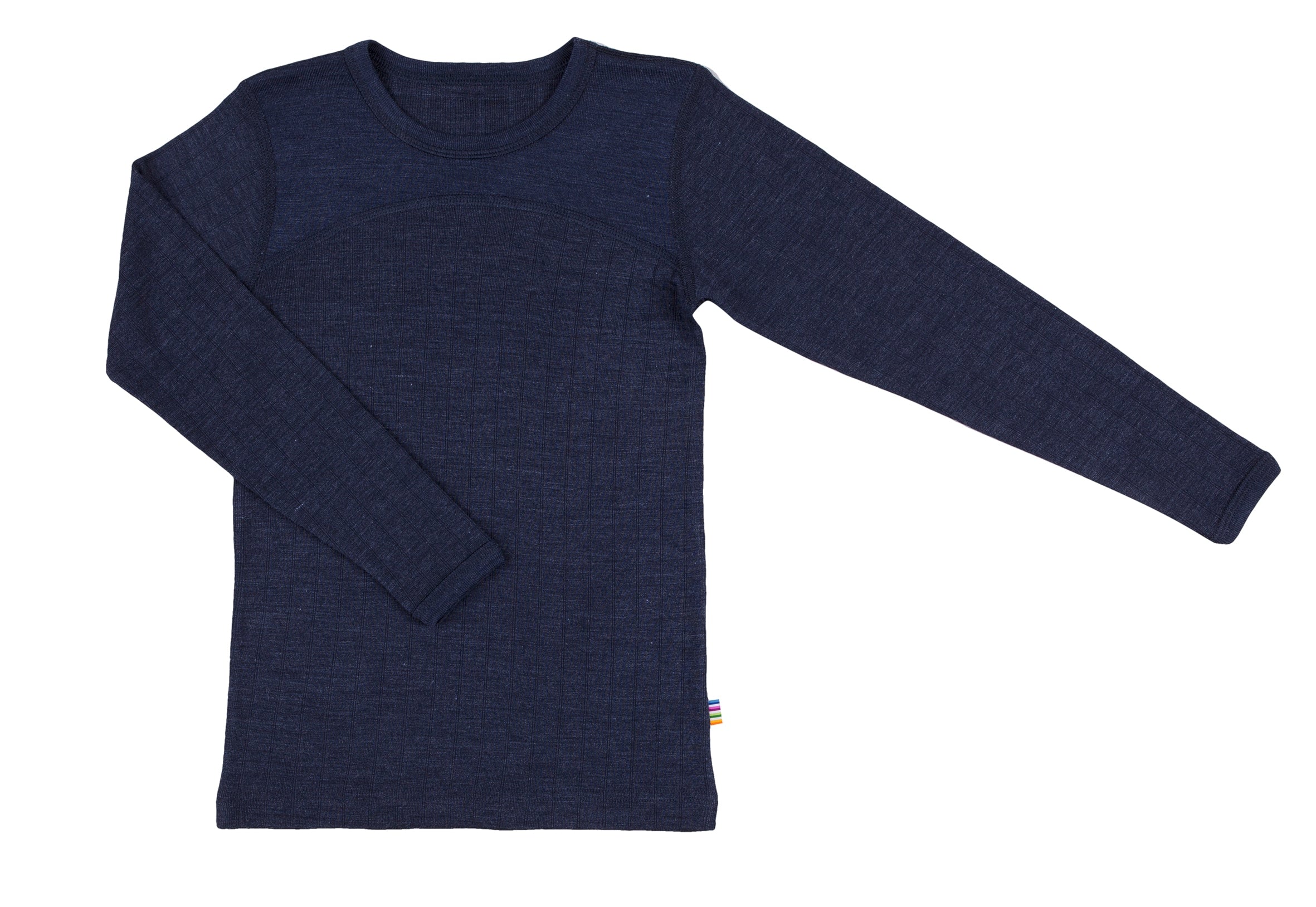 Joha - Wol/Zijde Shirt Lange Mouwen - Marineblauw