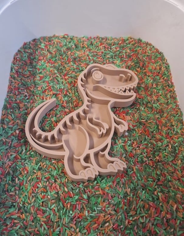 Kiddi - Bio Vulvorm Dino – voor sensorisch spel