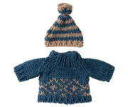 Maileg - Gebreide trui en muts voor Vader Muis