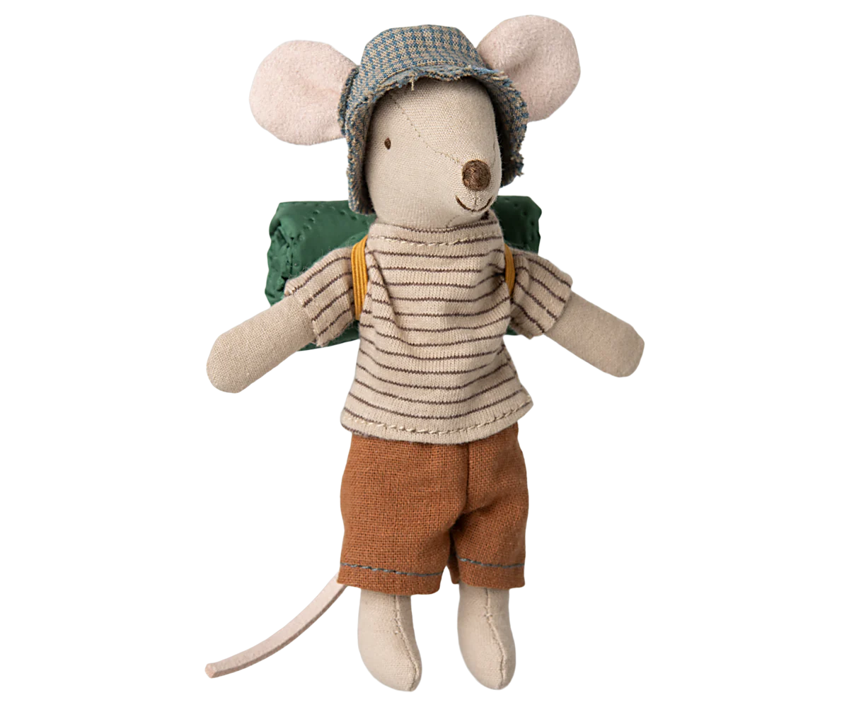 Maileg - Hiker mouse Big Brother (grote broer) (13 cm)