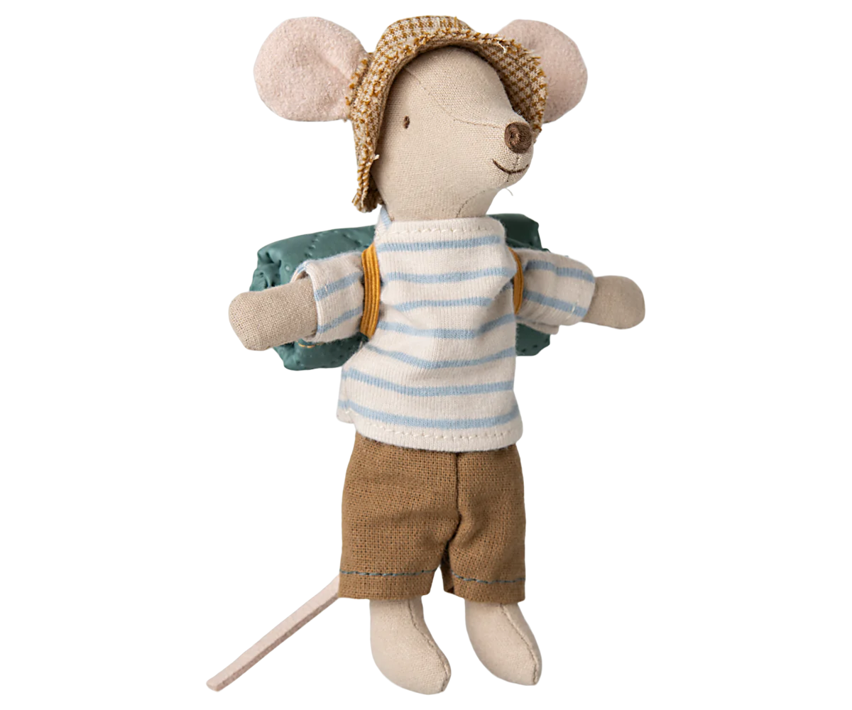 Maileg - Hiker mouse Big Brother (grote broer) (13 cm)