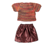 Maileg - kledingset rok en gebreide trui moedermuis