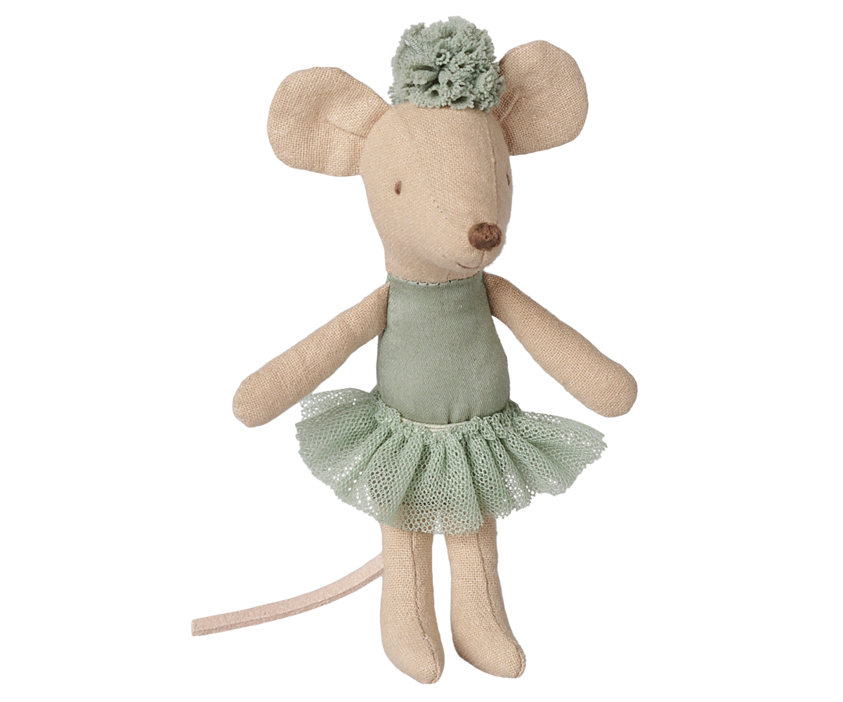 Maileg - Ballerina Muis, Kleine Zus - Vintage Mint