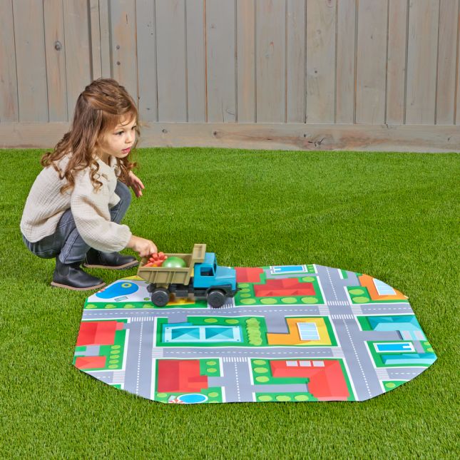 Tuff Tray - 100cm Speelmat Stad Vilt