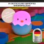 MegaLight - Nachtlampje kuiken uit ei blauw 5 cm