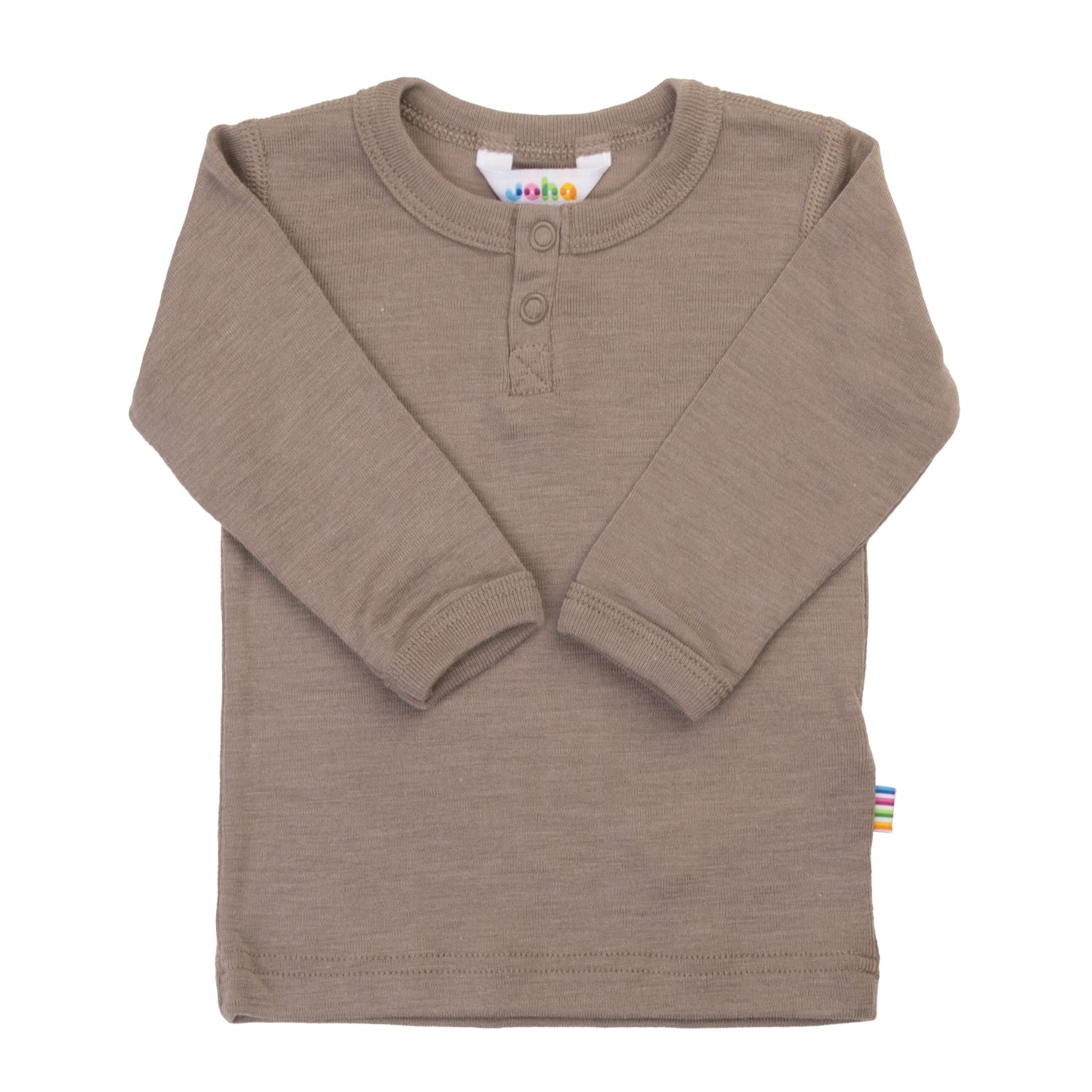 Joha - Wol/Zijde Shirt Lange Mouwen - Donker Beige