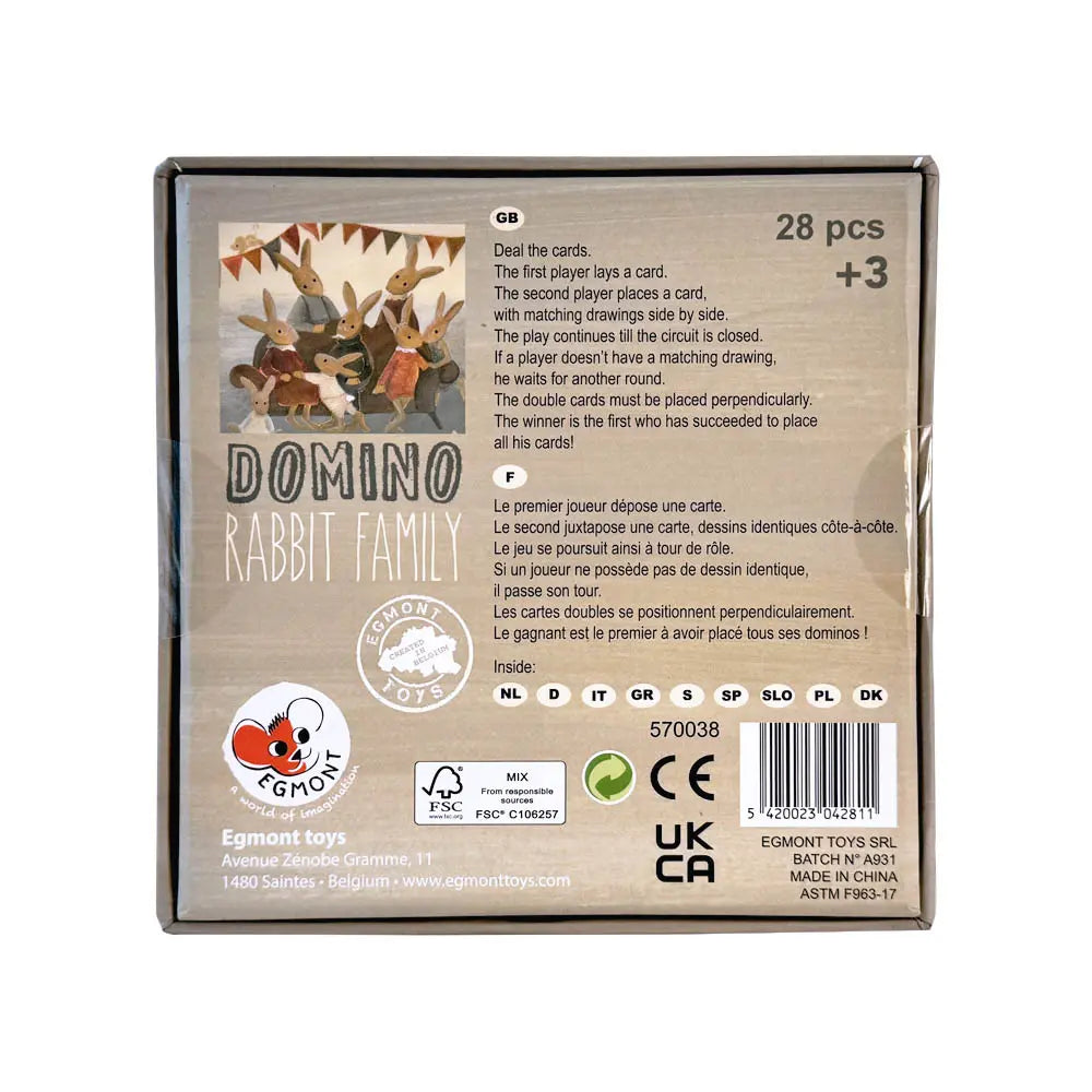 Egmont Toys - Domino konijnenfamilie