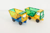 CONNETIX - 2 auto's of treinen - magnetisch constructiespeelgoed