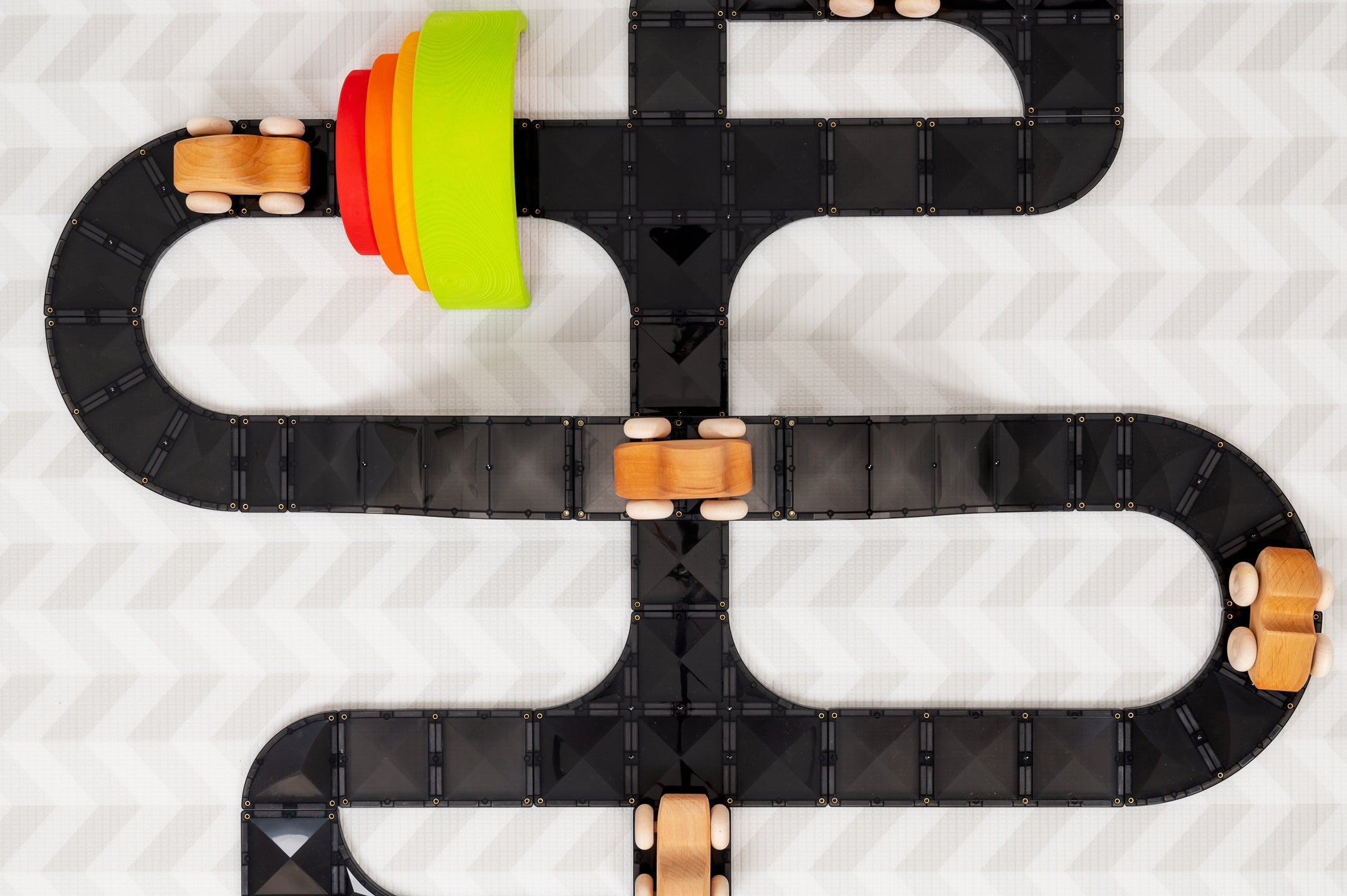 CONNETIX - Creative Roads Pack 48 stuks - magnetisch constructiespeelgoed