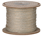 Maileg - Lint, B: 6 mm x L: 25 m - Mint/Goud