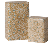 Maileg - Metalen Boxenset Bloemen - Oker/Blauw - 2 stuks