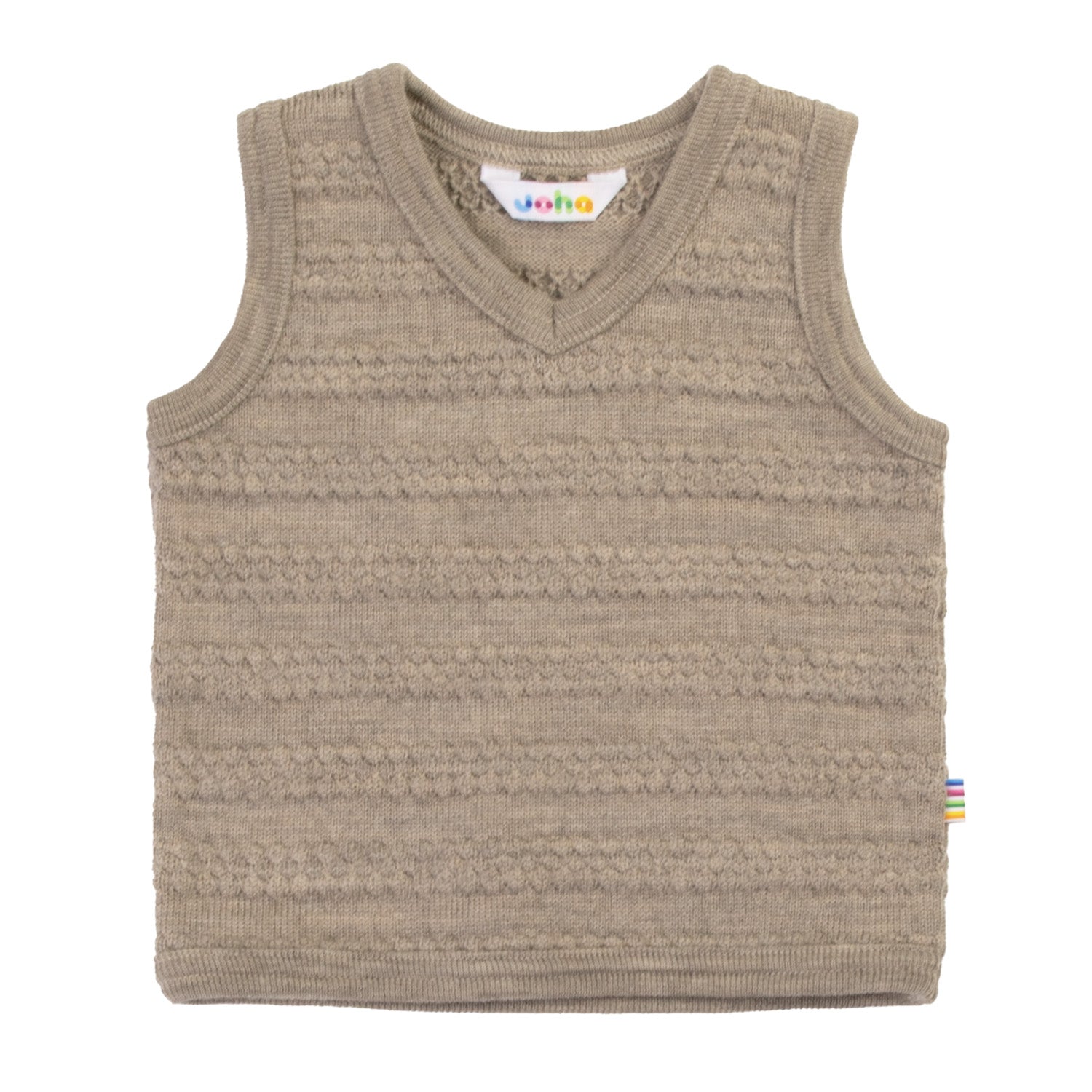 Joha - Wol Slipover - Beige Mélange