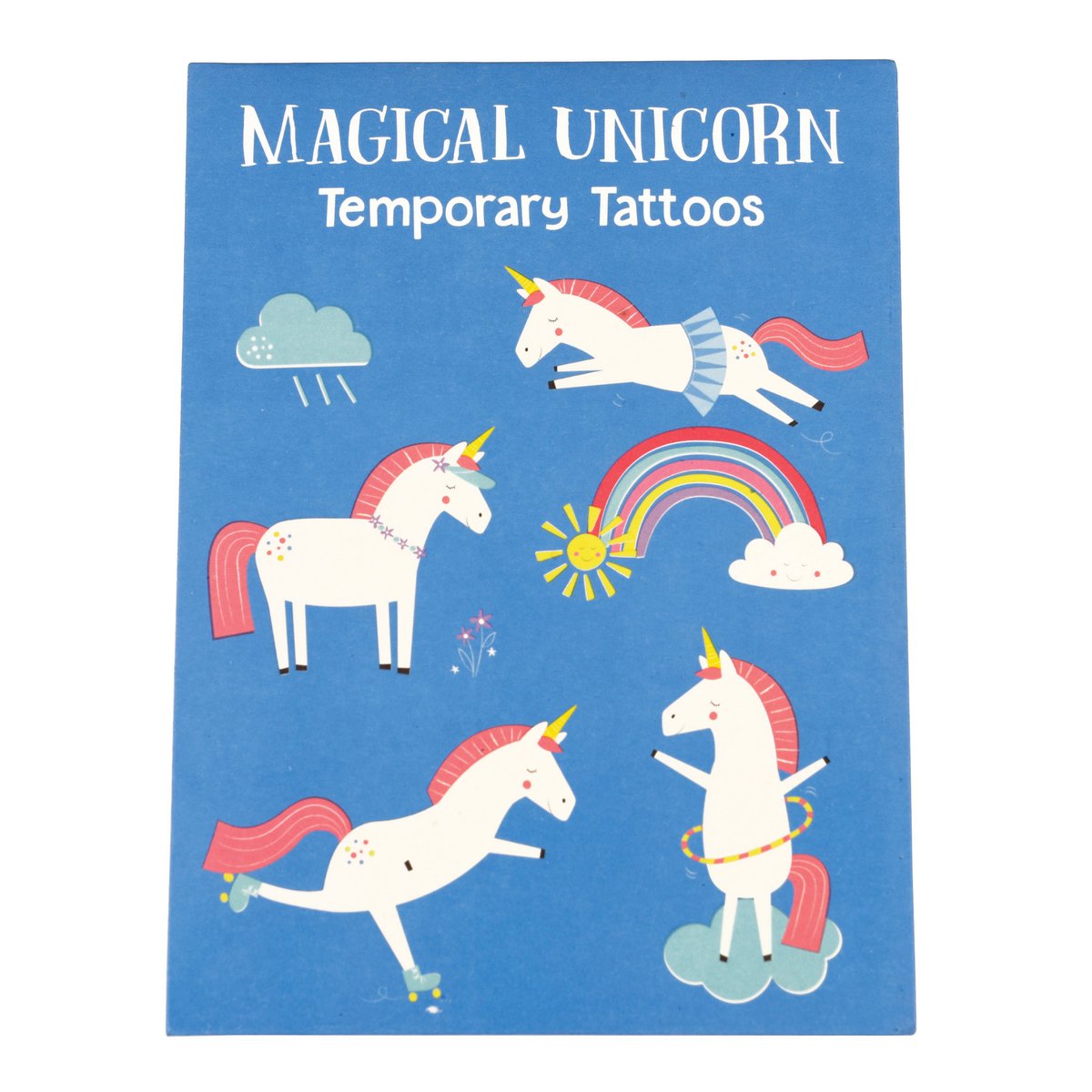 Rex London - Kinder tatoeages - Eenhoorn (18 stuks)