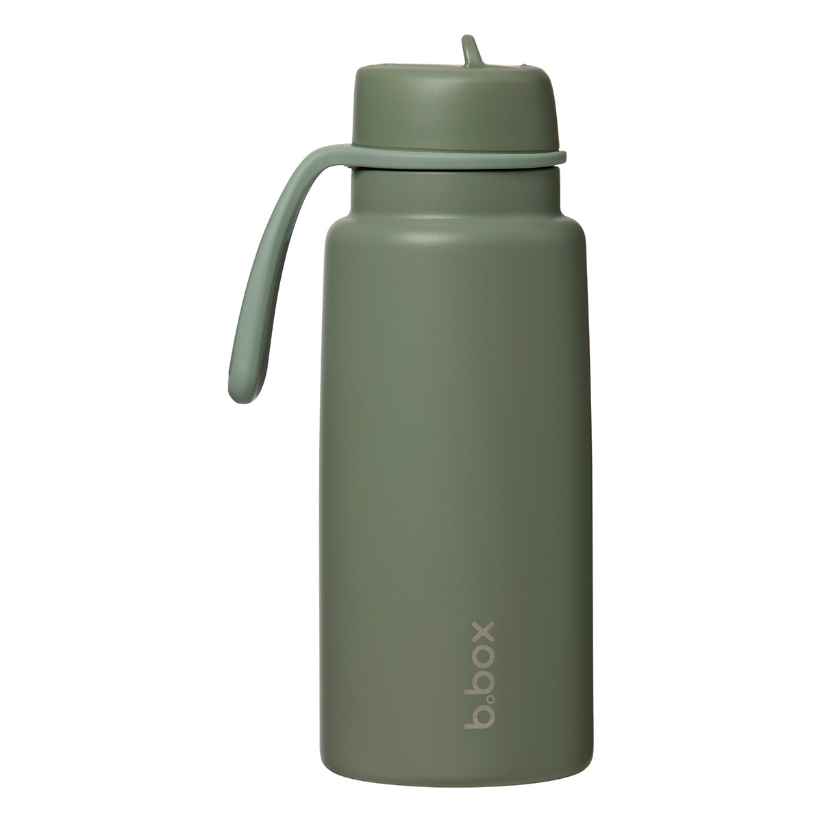 b.box - Geïsoleerde fles met klapdeksel 1 liter - olive