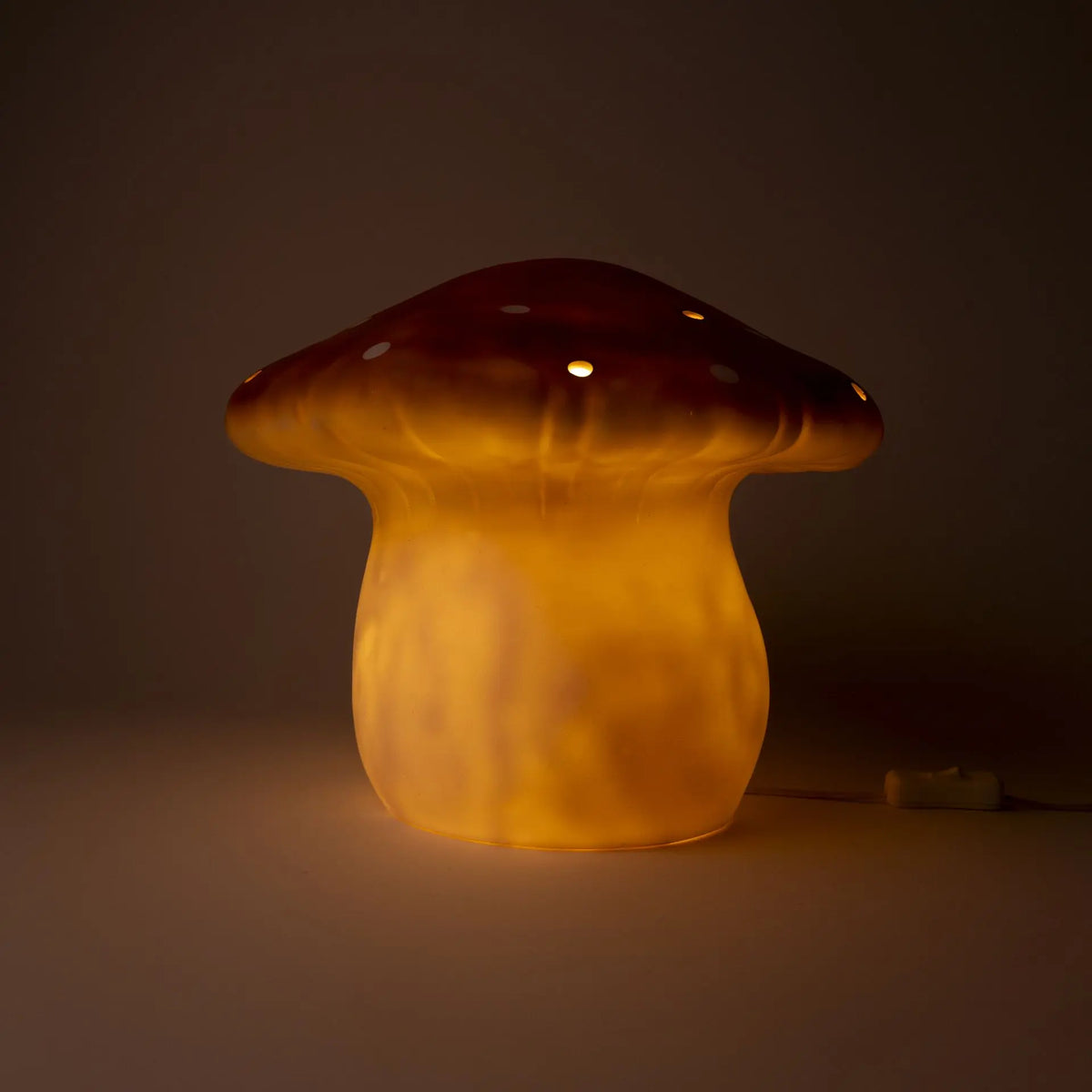 Egmont Toys - Lamp Paddenstoel Chocolade 29 x 30 cm - Heico