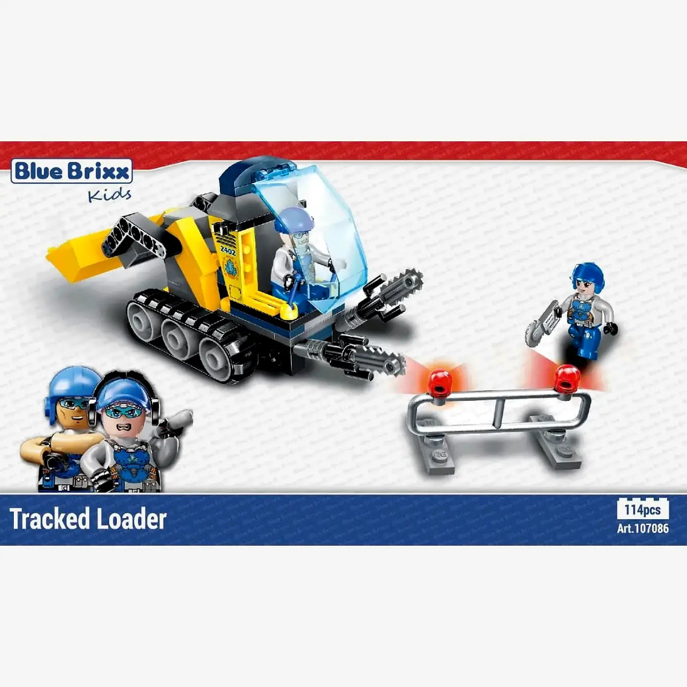 BlueBrixx - Kyanite Squad Steen Bulldozer (114 onderdelen) 6+ jaar