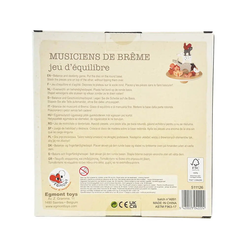 Egmont Toys - Stapelspel Bremer Stadsmuzikanten