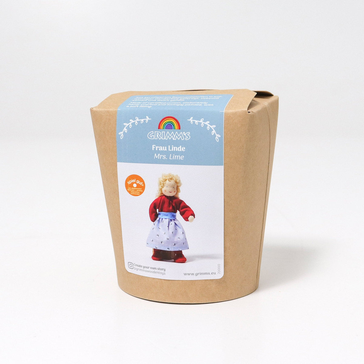 Grimm's - Buigpop Mevrouw Linde – 14 cm