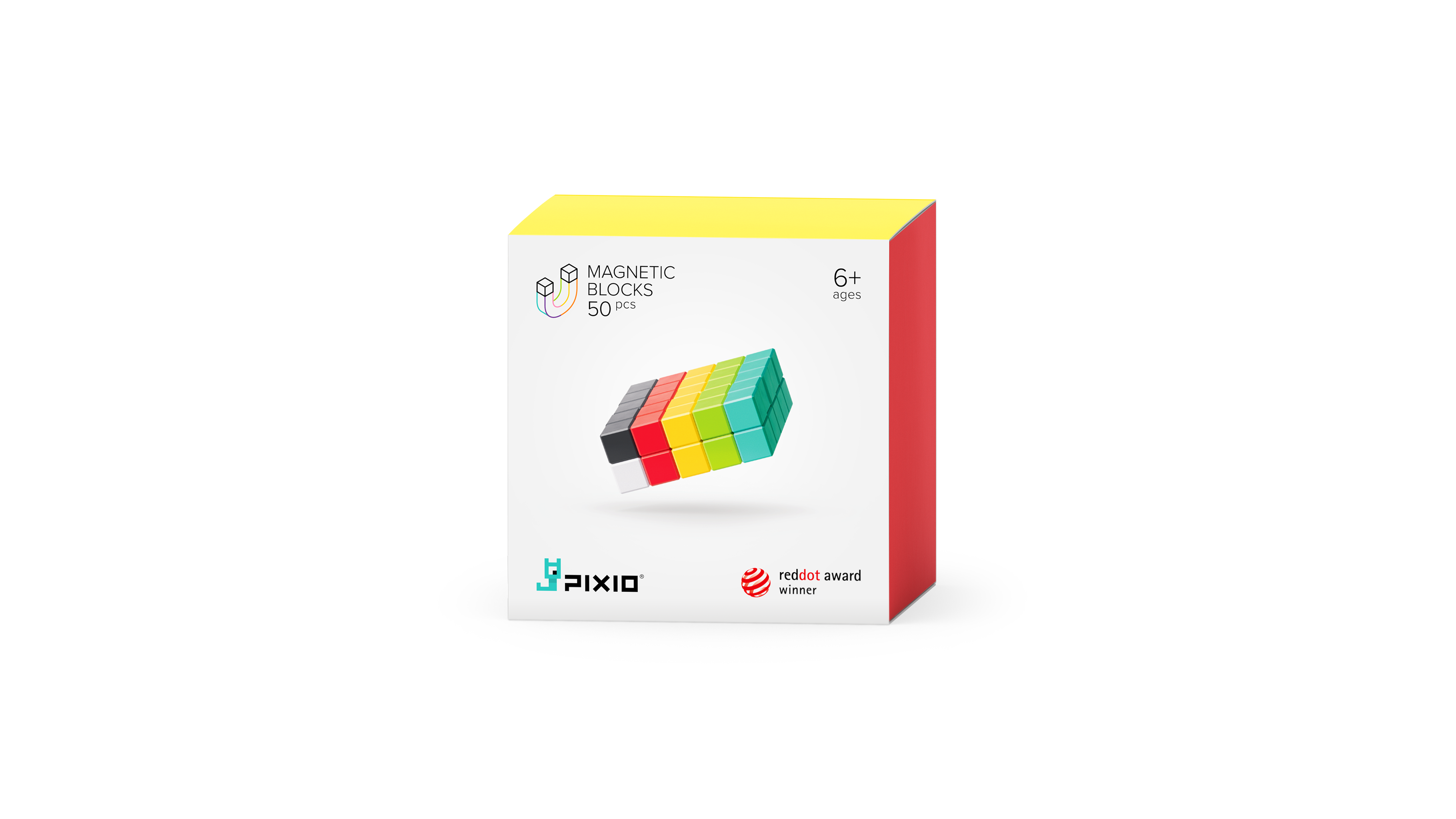 Pixio - Design serie - 50 magneetblokjes