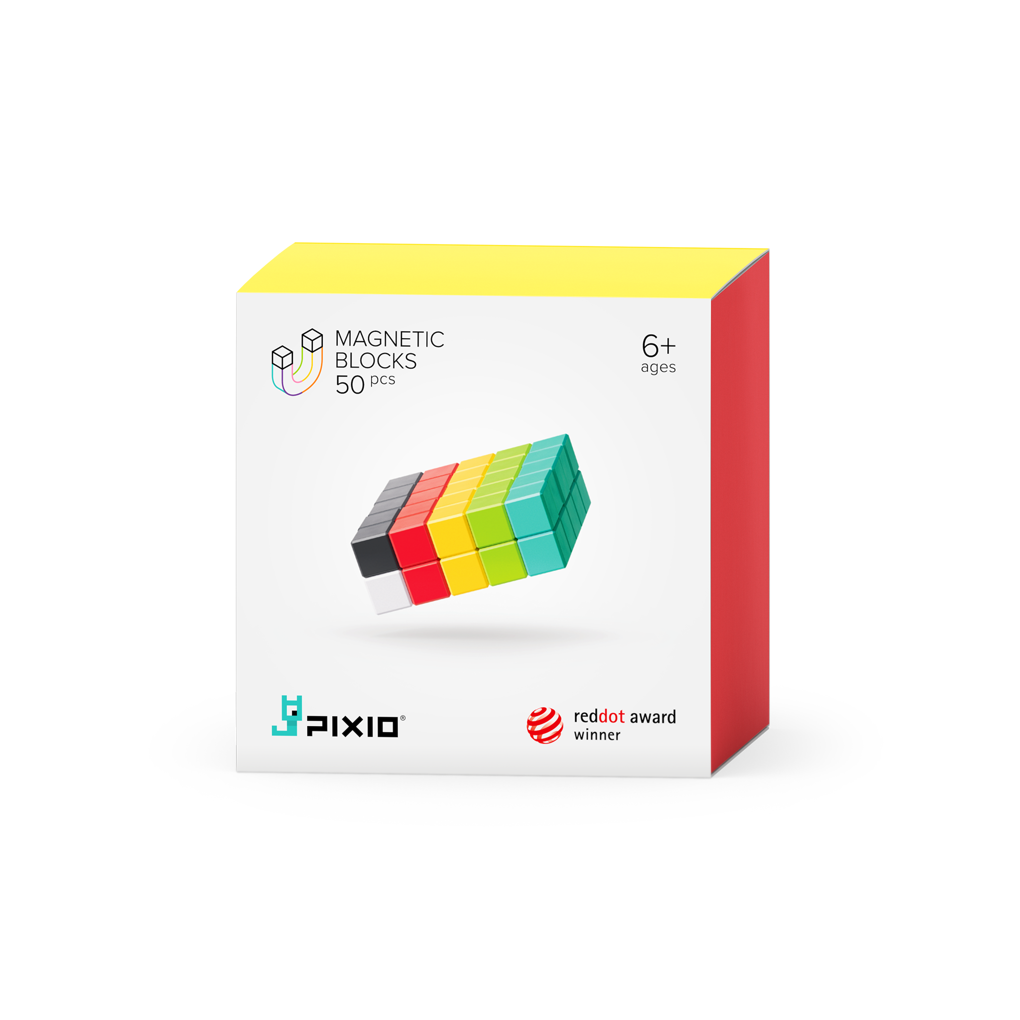 Pixio - Design serie - 50 magneetblokjes