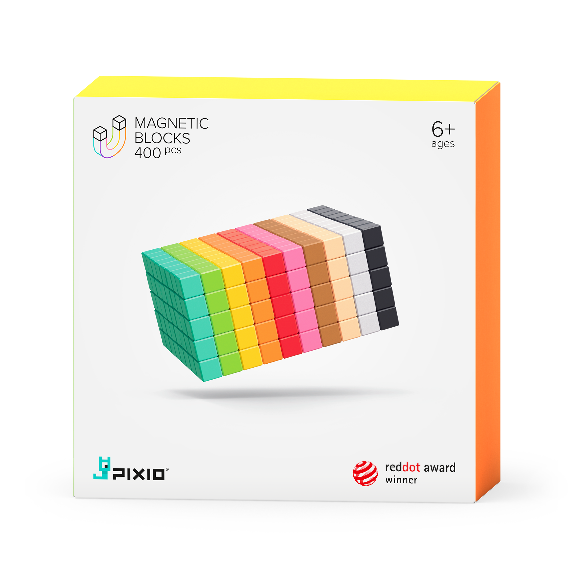 Pixio - Design serie - 400 magneetblokjes