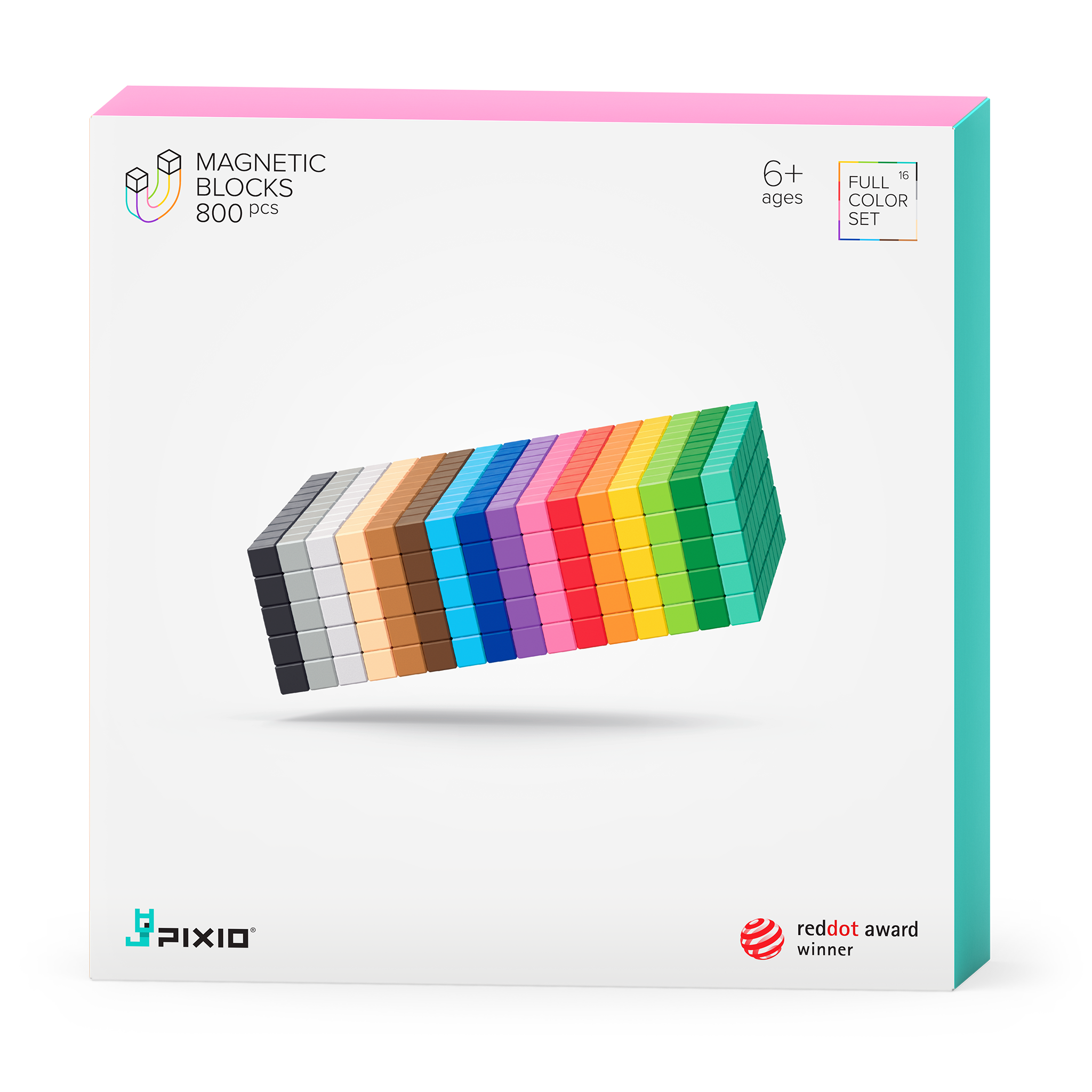 Pixio - Design serie - 800 magneetblokjes