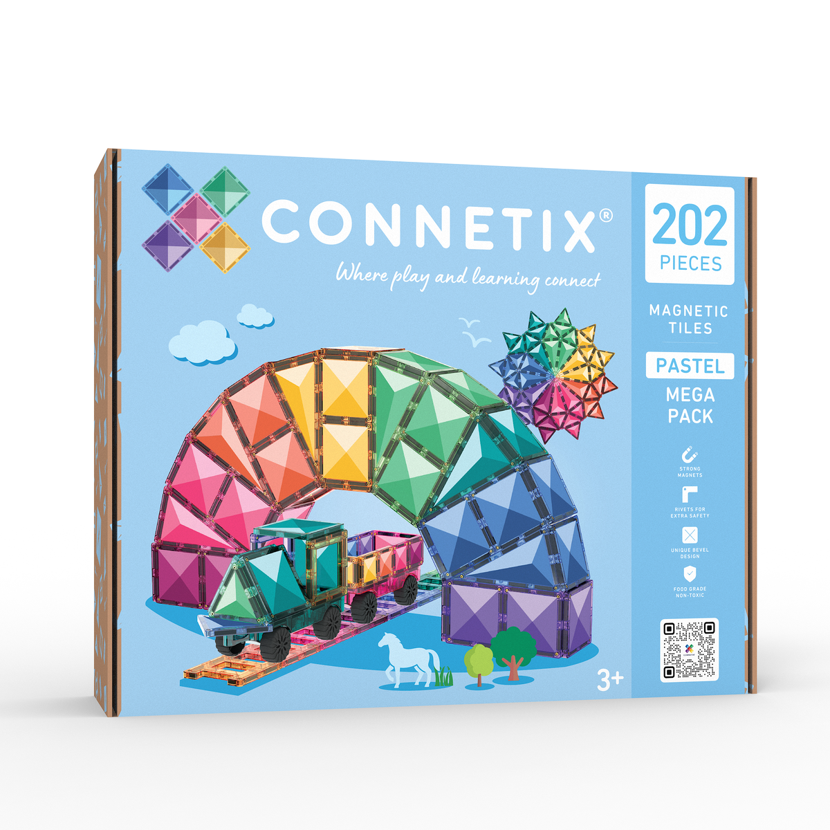 CONNETIX - Pastel Mega set 202 stuks (2.0)