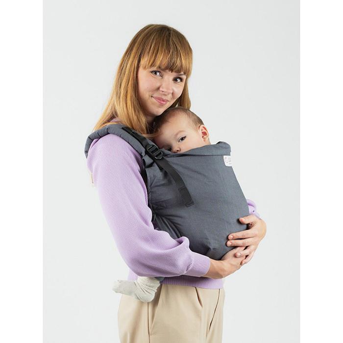Isara - Preschooler Graphite Linen - Ergonomische Draagzak