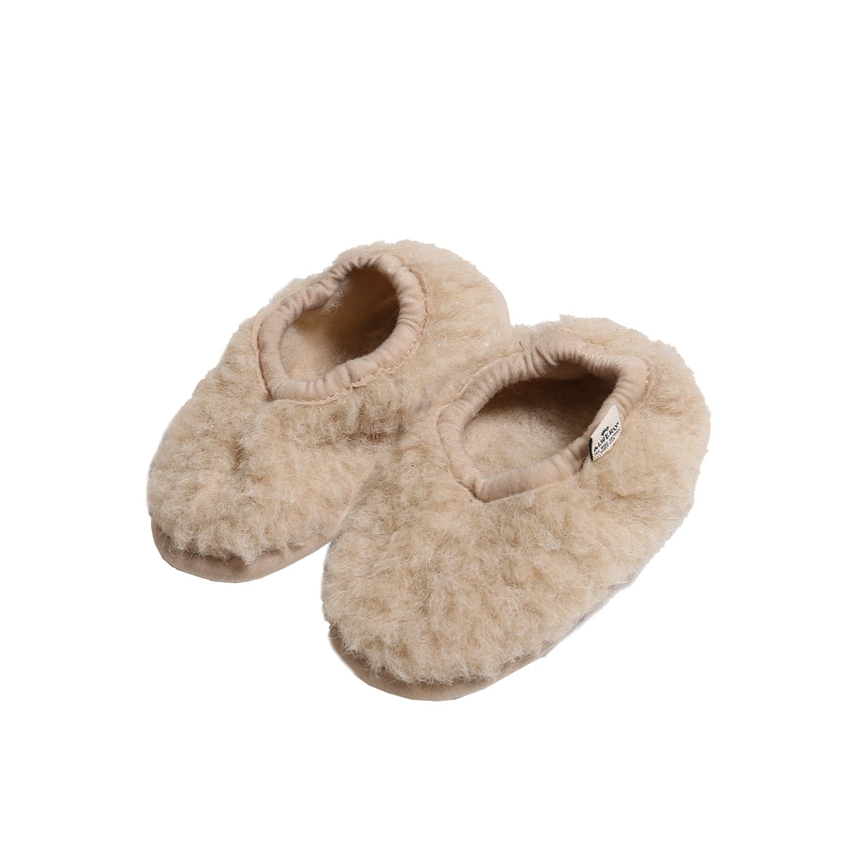 Alwero - Cloudlet Ballerina Sloffen 100% wol (maat 21-34) Beige