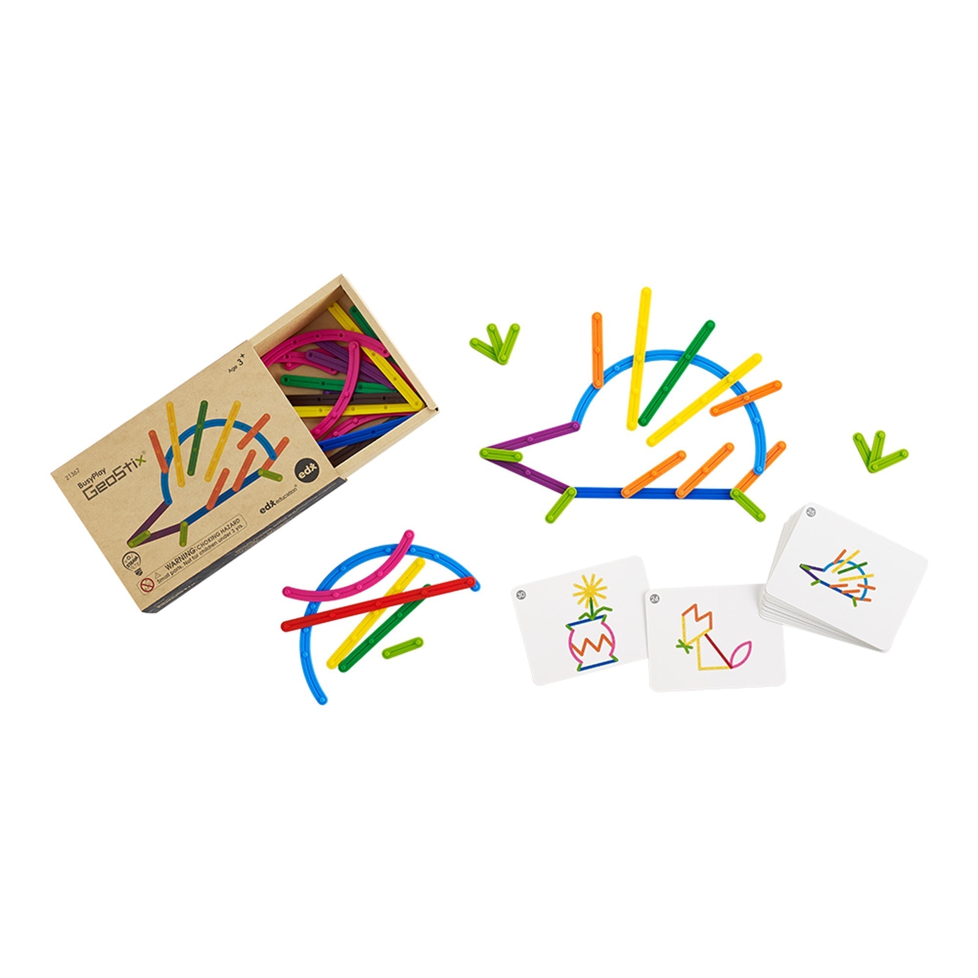 Edx Education - Busy Play Geostix - Set van 45