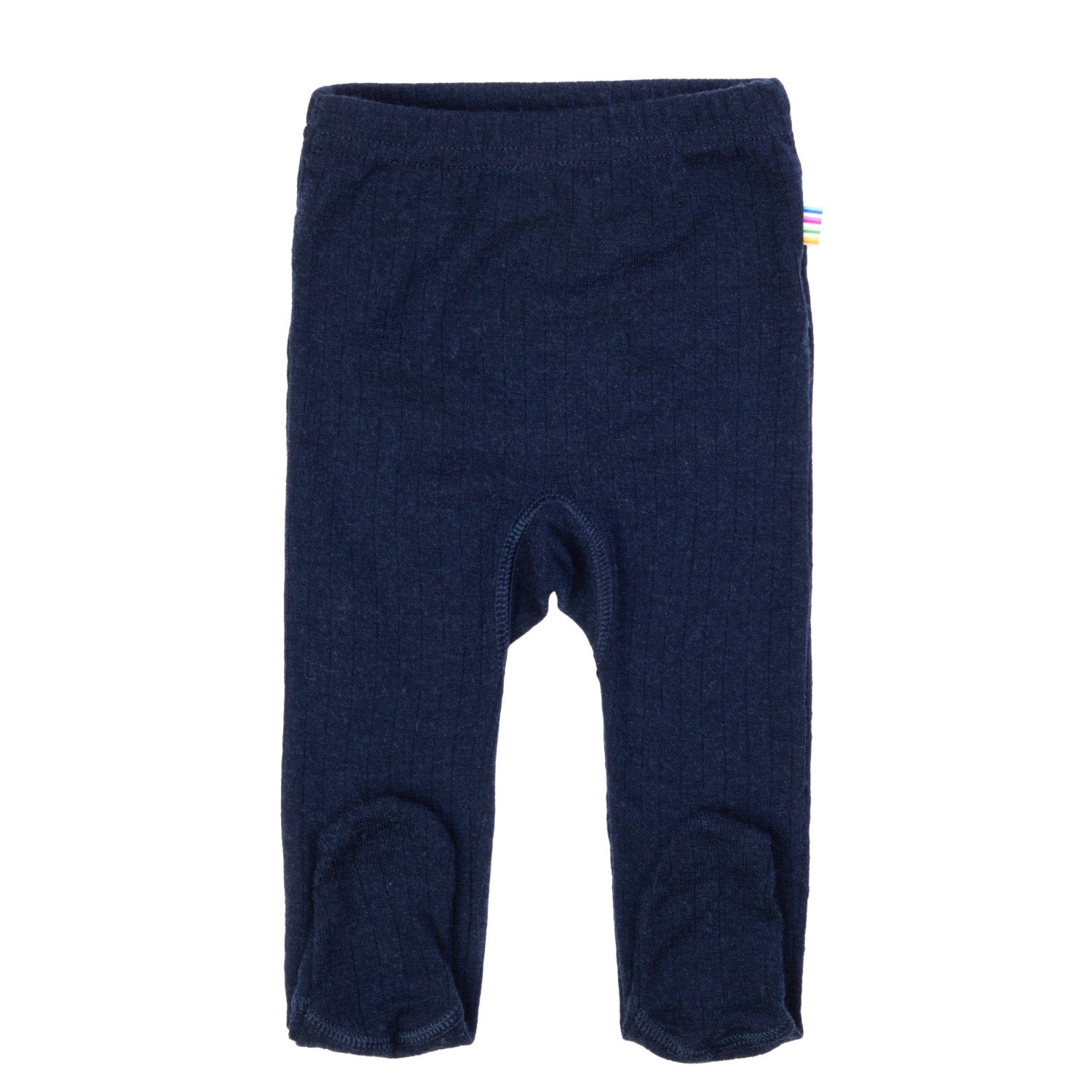 Joha - Wol Legging met Voetjes - Marineblauw