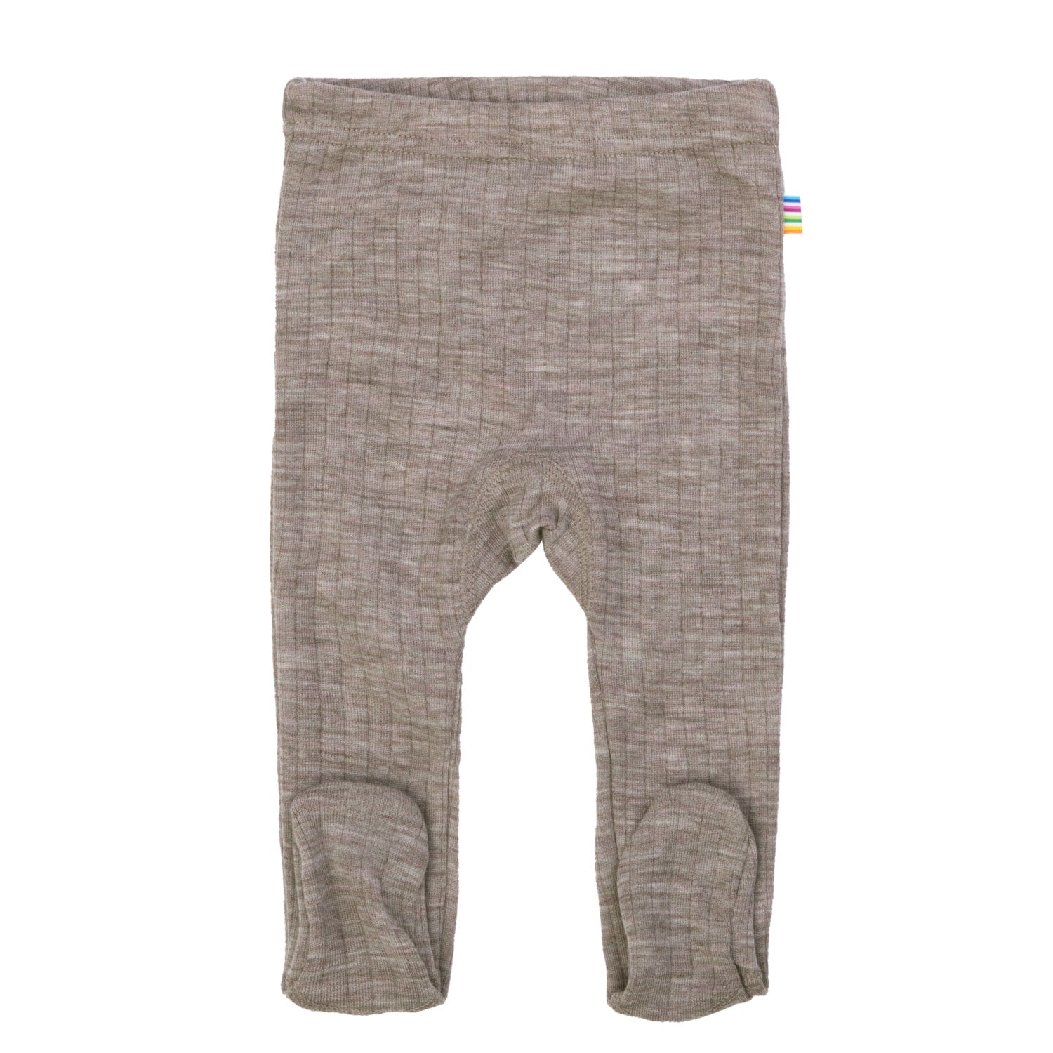 Joha - Wol Legging met Voetjes - Sesam Mélange