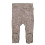 Joha - Wol Legging met Voetjes - Sesam Mélange
