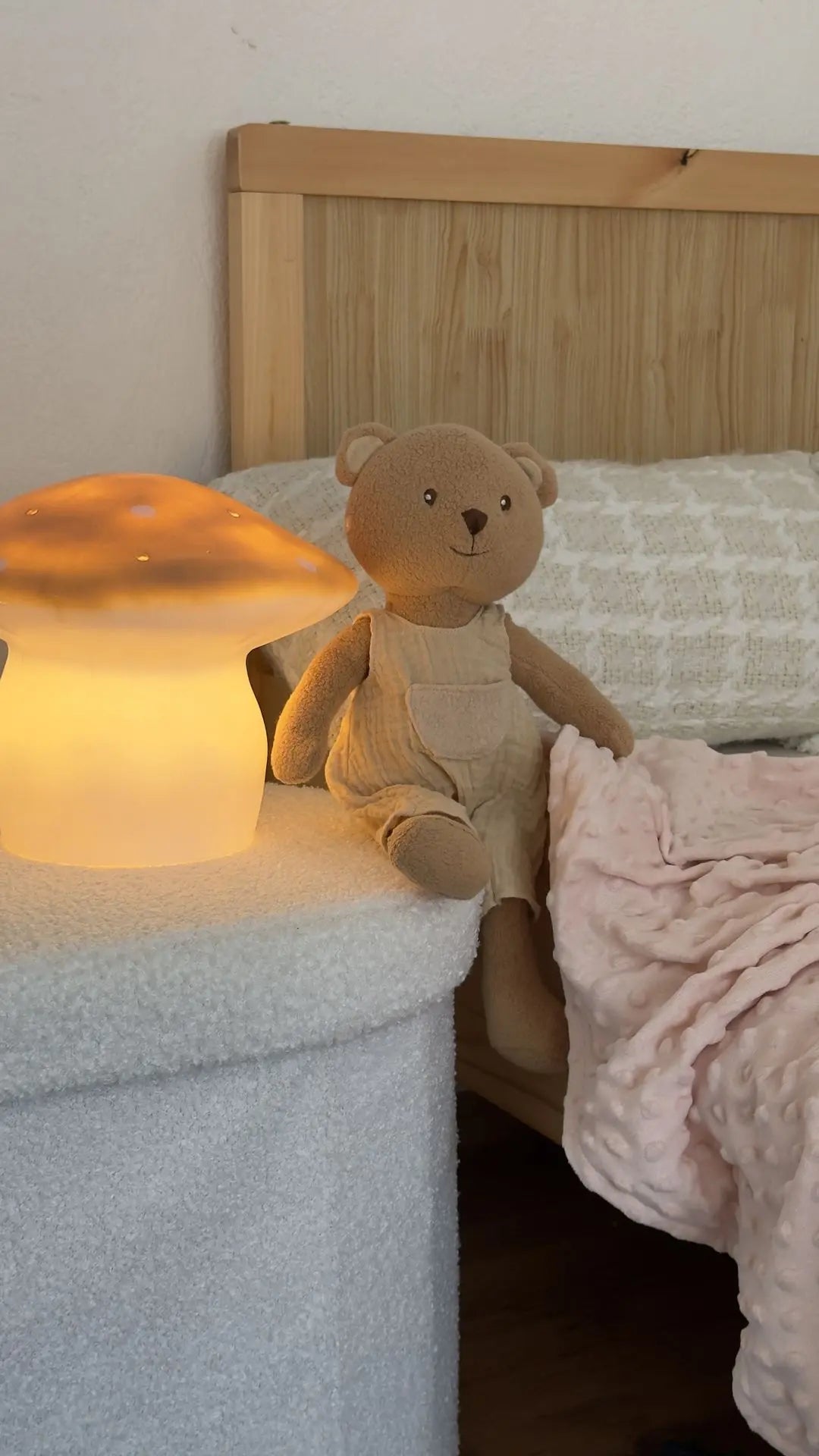 Egmont Toys - Lamp Paddenstoel Mokka 29 x 30 cm - Heico