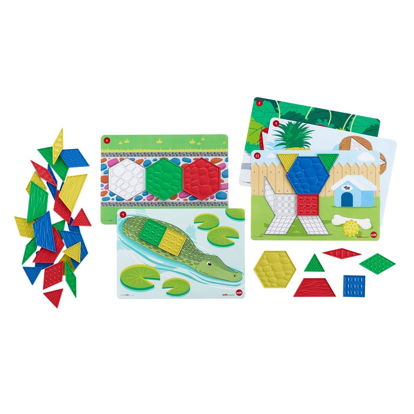 Edx Education - Sensorische Vormblokken - Set van 40
