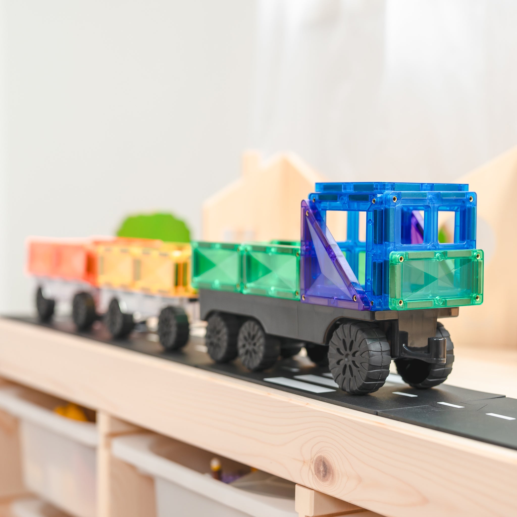 CONNETIX - Rainbow Transport 50 stuks - magnetisch constructiespeelgoed