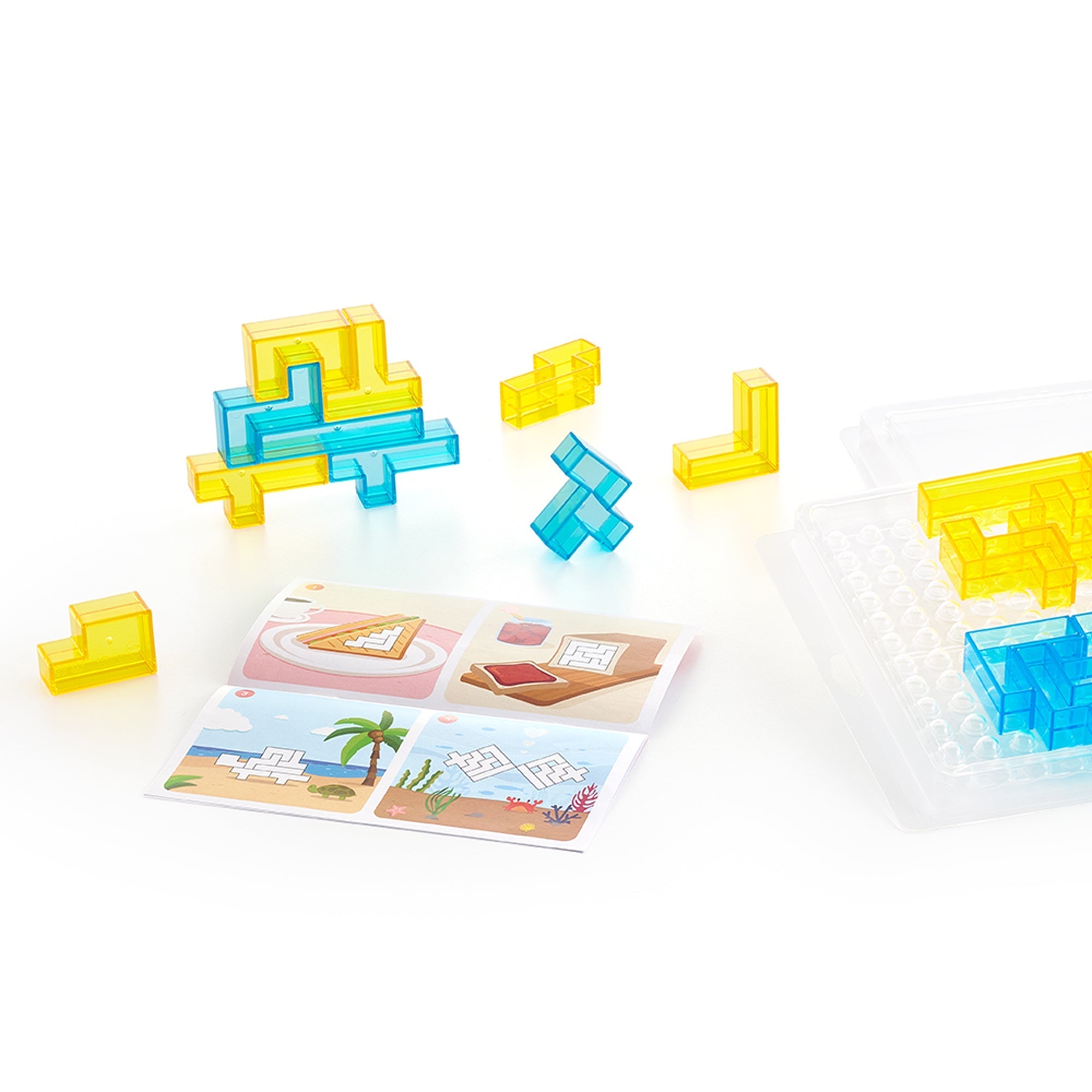Edx Education - 3D Pentomino Puzzel - Set van 24 blokken