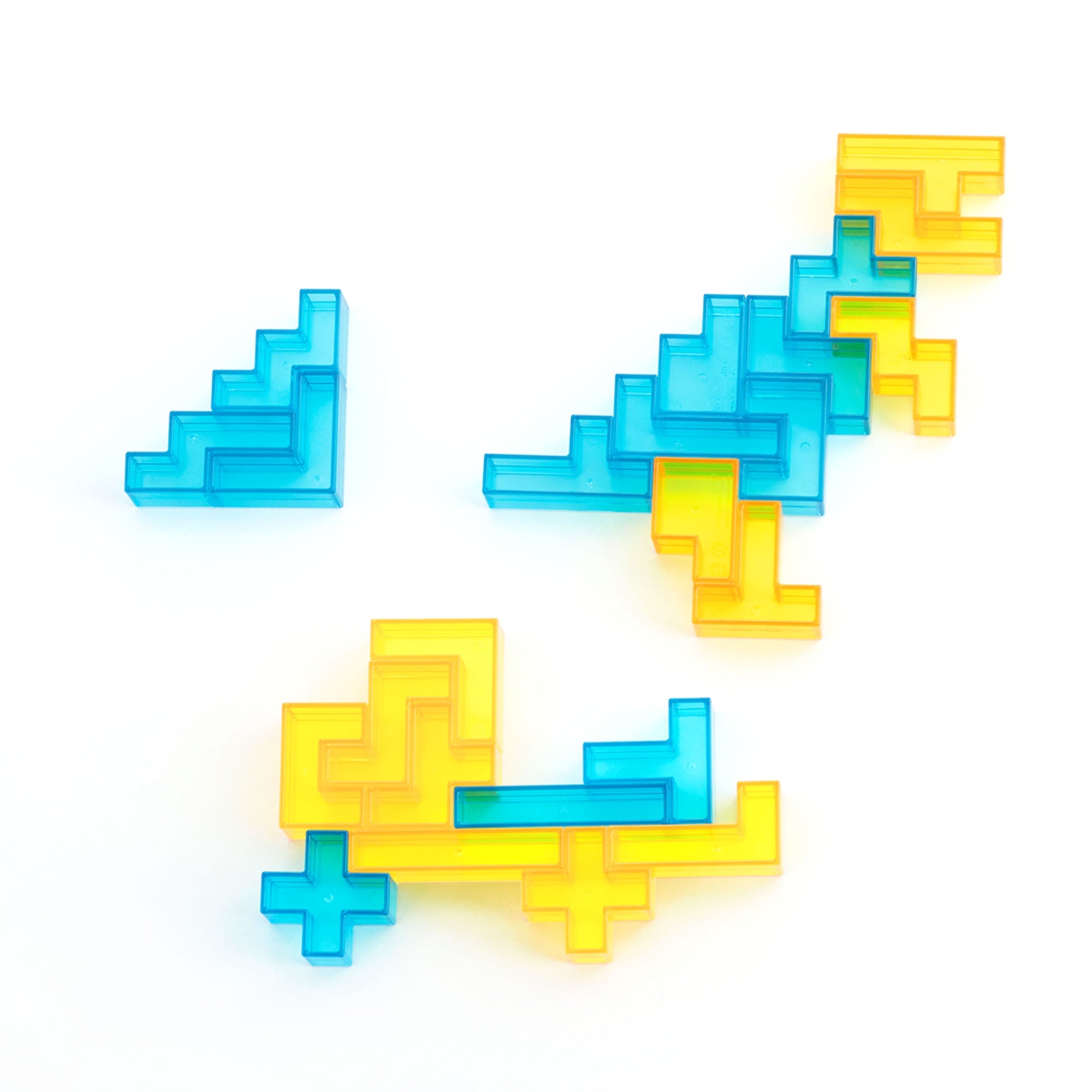 Edx Education - 3D Pentomino Puzzel - Set van 24 blokken