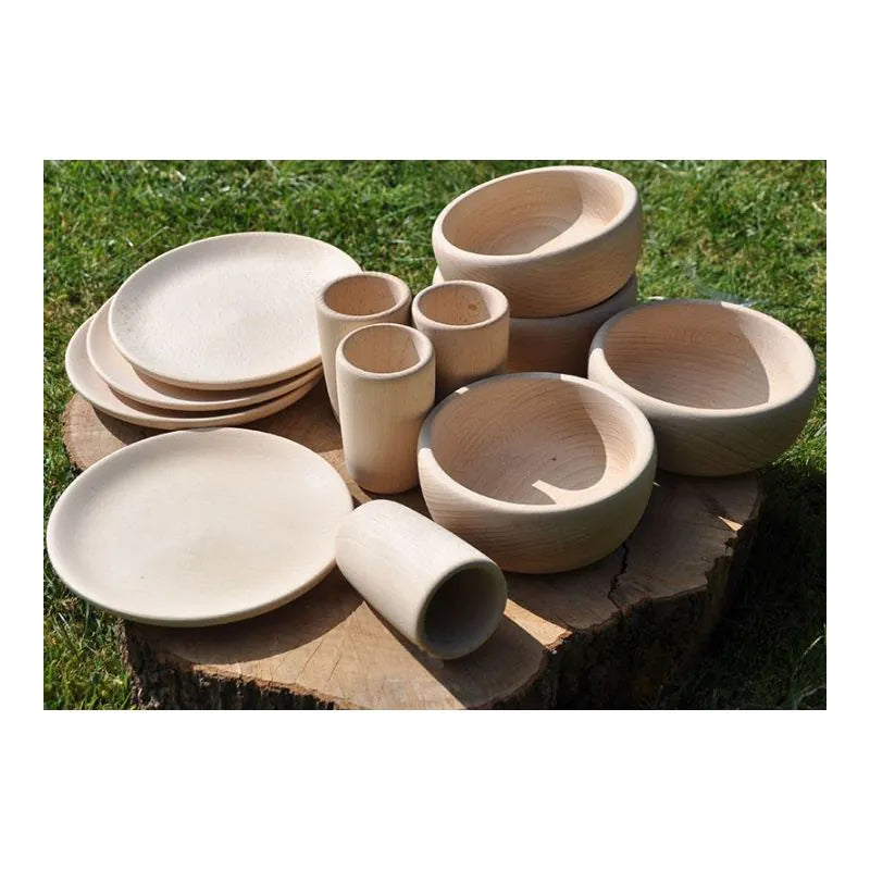 Cosy - Naturel Houten Theeservies 12-delig